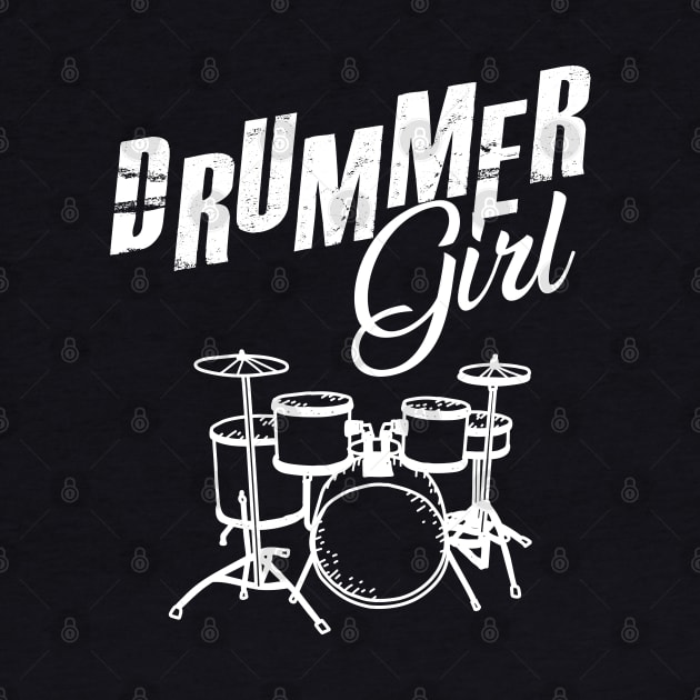 Drummer Girl by KC Happy Shop